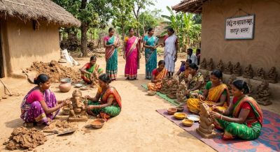 मिट्टी से गढ़ी आत्मनिर्भरता की कहानी, बस्तर की महिलाओं ने गणेश प्रतिमाओं से कमाए 1.80 लाख