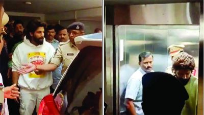  पुष्पा 2 एक्टर अल्लू अर्जुन गिरफ्तार, स्क्रीनिंग के दौरान भगदड़ में महिला की हुई थी मौत