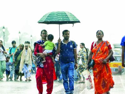  एनसीआर में बारिश से गर्मी से राहत, मौसम विभाग का येलो अलर्ट जारी