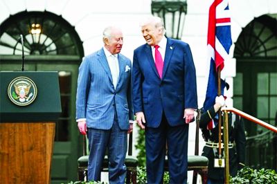  किंग चार्ल्स तृतीय ने अमेरिका और ब्रिटेन के बीच नए सिरे से गठबंधन का किया आग्रह