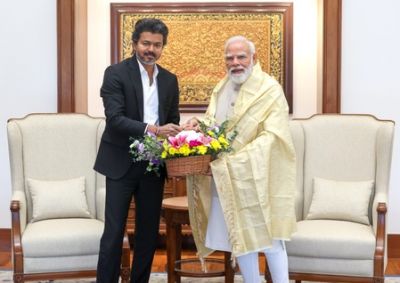  प्रधानमंत्री मोदी ने तमिलनाडु के सीएम विजय को दी जन्मदिन की बधाई, लंबे और स्वस्थ जीवन की कामना की