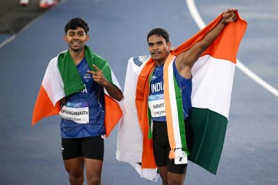  वित्त मंत्री ओपी चौधरी ने राष्ट्रमंडल खेल 2026 में पदक विजेता दिलीप महादु गावित एवं मोहम्मद बासिल को दी बधाई