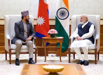  पीएम मोदी ने नेपाल के राष्ट्रीय स्वतंत्र पार्टी अध्यक्ष रबि लामिछाने से की मुलाकात